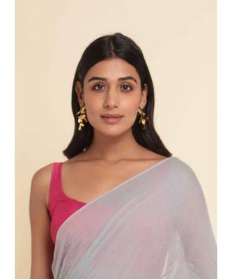 Suta Multi Colourblocked Pure Cotton Saree 4