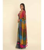 Suta Multi Cotton Blend Colourblocked Saree