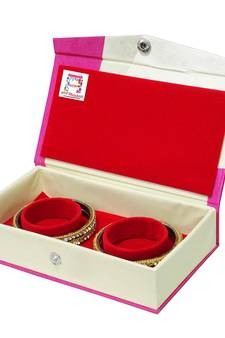 atorakushon Pink Bangel Storage Box Organiser Easy to Carry Pack of 1