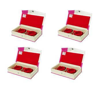 atorakushon Pink Bangel Storage Box Organiser Easy to Carry Pack of 4 1