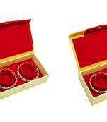 atorakushon Golden Bangel Storage Box Organiser Easy to Carry Pack of 2