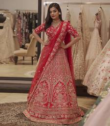 Red Lehenga And Blouse 