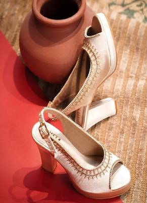 Chaap (Hand Embroidered Blocks Heels) 1