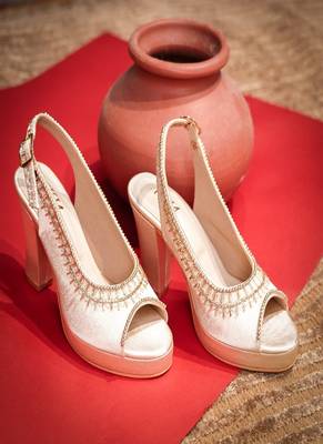 Chaap (Hand Embroidered Blocks Heels) 5