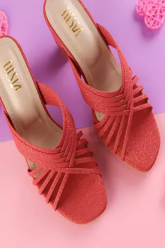 Pink - Blush (Blocks, Strappy)
