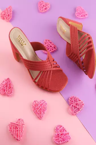 Pink - Blush (Blocks, Strappy)