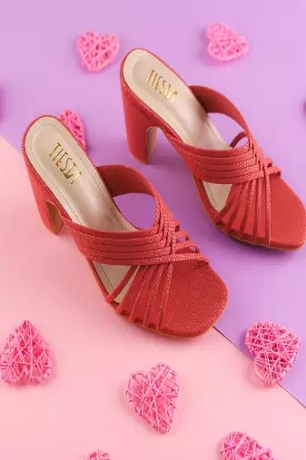 Pink - Blush (Blocks, Strappy)