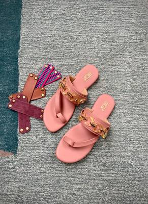 Kolas (Pastel Pink) (Changeable Straps Flats Open ) 2
