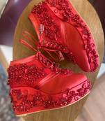 Sneaker Wedge Red Cinderella