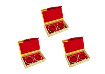 atorakushon Golden Bangel Storage Box Organiser Easy to Carry Pack of 3 1