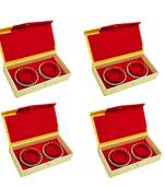 atorakushon Golden Bangel Storage Box Organiser Easy to Carry Pack of 4