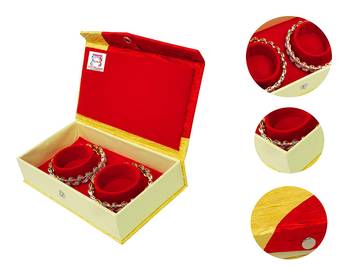 atorakushon Golden Bangel Storage Box Organiser Easy to Carry Pack of 4 4