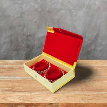 atorakushon Golden Bangel Storage Box Organiser Easy to Carry Pack of 4 5