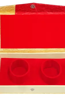 atorakushon Golden Bangel Storage Box Organiser Easy to Carry Pack of 6