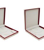 atorakushon Satin Jewellery Organizer Necklaces Locker Box for Women and Girls for Earring Ring Travel Storage (Maroon)