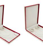 atorakushon Satin Jewellery Organizer Necklaces Locker Box for Women and Girls for Earring Ring Travel Storage (Maroon)