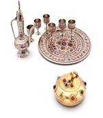 Buy Antique Wine Set n Get Gemstone Ash Tray Free