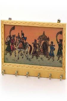 Gemstone Painting 6 Key Hanger Handicraft Gift 213