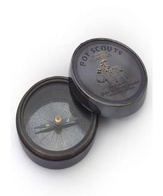 Stylish Boy Scout Pure Brass Direction Compass 226 1