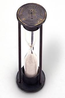 Beautiful Real Brass 1 Minute Real Sand Timer 243