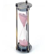 Real Antique Brass Royal 3 Minute Sand Timer 281