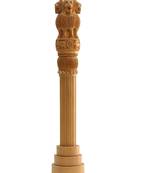 Extensive Wooden Ashoka Stambh for Office