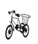 Wood and Wrought Iron Mini Flower Stand Cycle