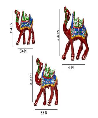 Handcrafted Set of 3 Showpiece Camel for Decoration and Gift Purpose 4