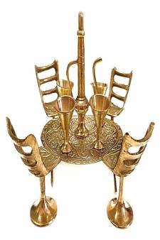 Miniature Maharaja Dinner Set - Show Pieces for Home Decor Items for Bedroom