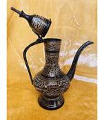 Antique Brass Surai for Home | Brass Black and Golden Design Surahi