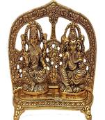 Metal Laxmi Ganesh Showpiece for Home Decor