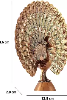 Handcrafted Brass Peacock Showpiece