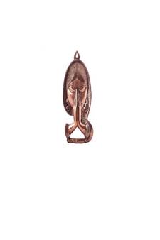 Welcome Lady Metal Wall Hanging Decorative Showpiece
