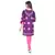 Purple Cotton Bandhej Design Kurti