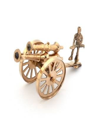 Buy Brass Dining Raja Set n Get Brass Canon Free 1