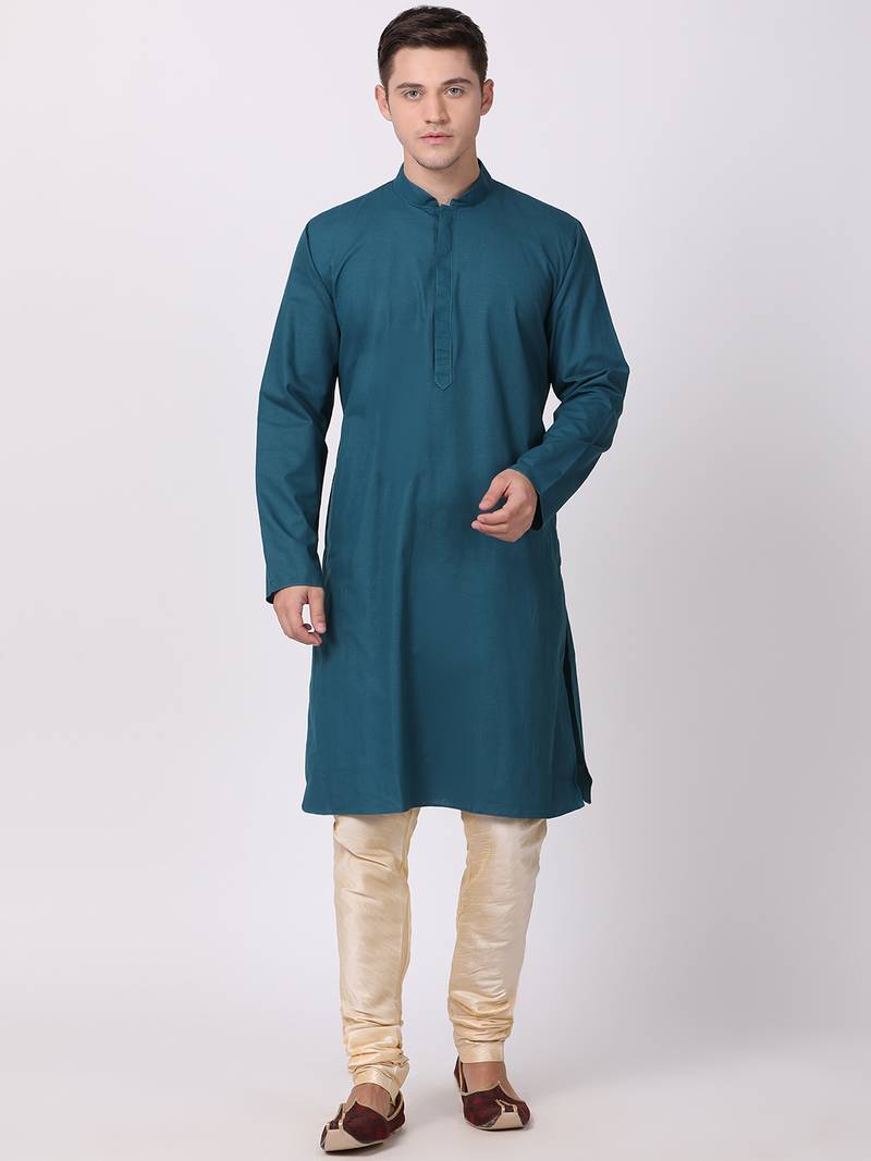 Tabard Kurta and Churidar Set For Men