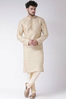Tabard Kurta and Churidar Set For Men