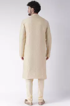 Tabard Kurta and Churidar Set For Men