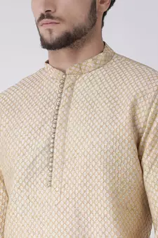 Tabard Kurta and Churidar Set For Men