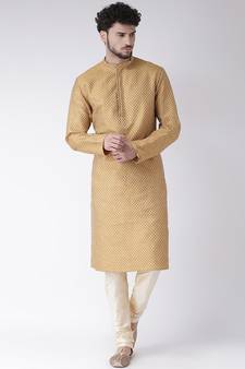 Tabard Kurta and Churidar Set For Men