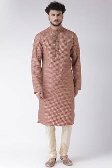 Tabard Kurta and Churidar Set For Men