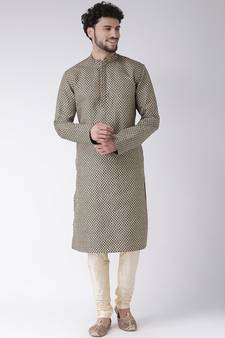 Tabard Kurta and Churidar Set For Men