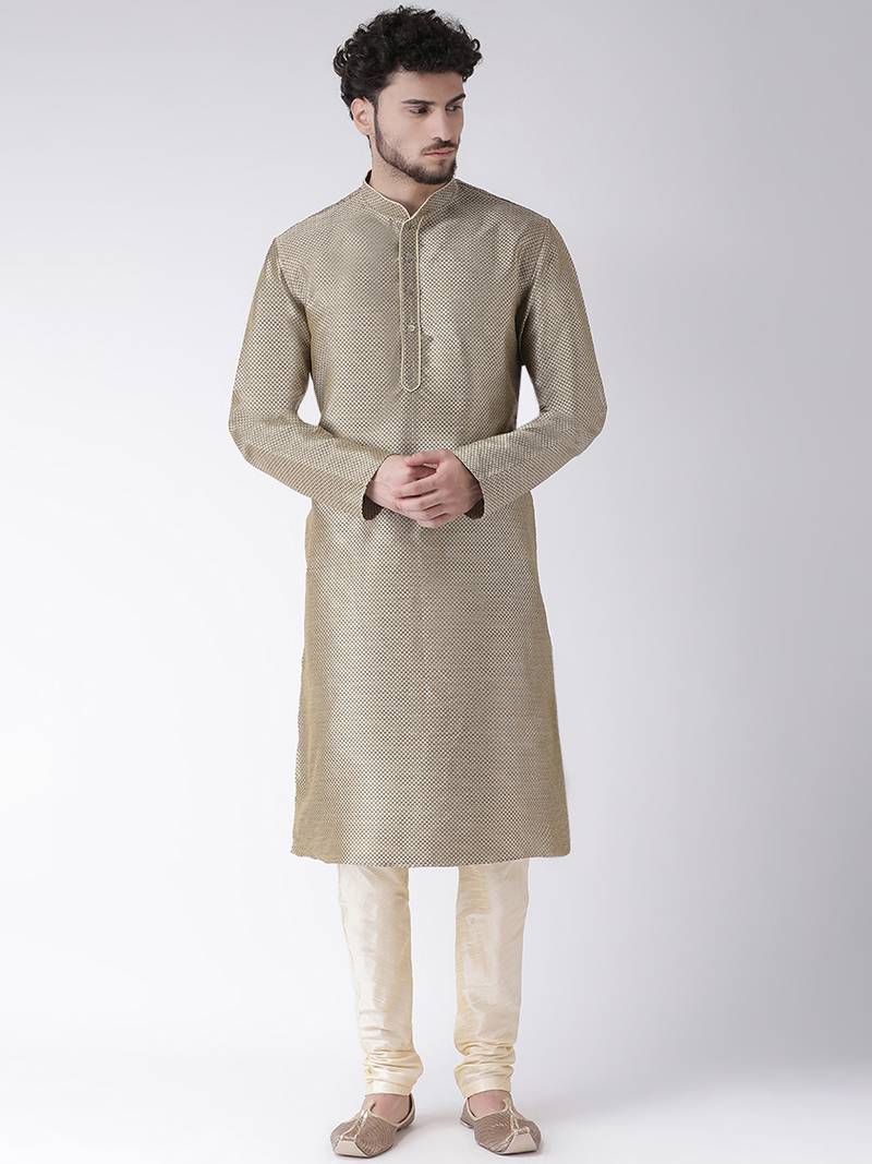 Tabard Kurta and Churidar Set For Men