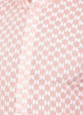 DEYANN Embroidered Chikankari pink Color Kurta with White Color Trouser Set 5