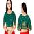 Women/Girls Ethnic Unstitched Malay Satin Cotton Blouse with Heavy Embroidery Work
