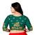 Women/Girls Ethnic Unstitched Malay Satin Cotton Blouse with Heavy Embroidery Work