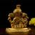 Vintage Gulley White Metal Golden Oxidized Pagdi Ganesha Small Decorative Diwali Home Decoration & Gift Item