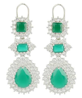 Rhodium Finish Diamante Necklace Set 5