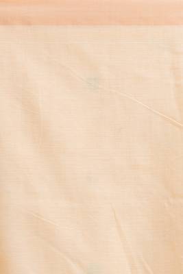 Tan hand woven cotton saree with blouse 5