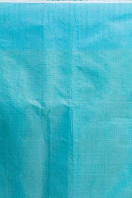 Blue hand woven art silk saree with blouse 5